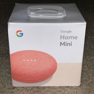 BRAND NEW CORAL GOOGLE HOME MINI